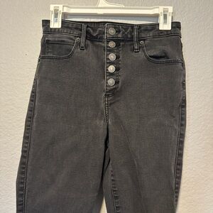 Abercrombie & Fitch High Rise Black Jeans
